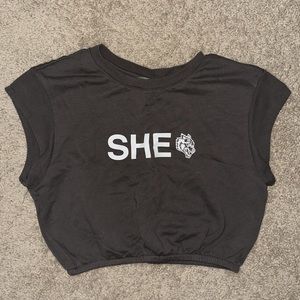 Darc Sport cropped muscle tee size small